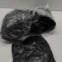 25pcs Thickened Trash Bags Black Garbage Liners for Home Kitchen Bathroom Leak-resistant Waste Bags for Bedroom Office Use