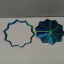 3D Printed Expanded Sensory Fidget Star,Expandable Fractal Fidget Toys Hexagon with Handle,Honeycomb Whirling Spiral Design,for Adults, Perfect for Christmas, Birthday Gifts (M5, 6.89in)