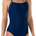 Speedo Women's Solid Endurance Thin Strap Swimsuit (26)