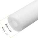 MECCANIXITY 4pcs Pipe Insulation Foam Tube Pipe Lagging 10mm(3/8 Inch) ID 30mm OD 3ft Freeze Protection for Copper Pipe, White
