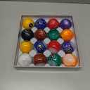 GSE Games & Sports Expert 2 1/ 4-Inch Professional Regulation Size Billiards Balls Set, Standard Set of 16 Pearl Style Pool Balls for Billiard Table, Pool Table Accessories, Pearl Style Balls