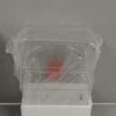 Choowin 4 Shelf Acrylic Display Case with Lock Key, Clear Locking Display Case Showcase Cabinet with Removable Shelves - Safe Storage for Collectibles Labubu, 12x6x19 inch