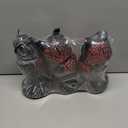 Hausse 3 Pack Bird Scarecrow Fake Horned Owl Decoy, Rotating Head Plastic Owl Bird Deterrents, Nature Enemy Horned Pest Repellent for Outdoor Garden