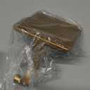 Homjoy 6 Pack Metal Christmas Stocking Holders for Mantle Heavy Duty Stocking Hangers Stocking Hook Christmas Ornaments for Counter Tables Window Fireplace Mantle Decoration (Gold)