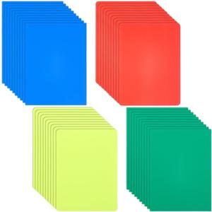 OLYCRAFT PVC Referee Penalty Cards Referee Card Sets Soccer Referee for Sports Competition Game Football Penalty Card