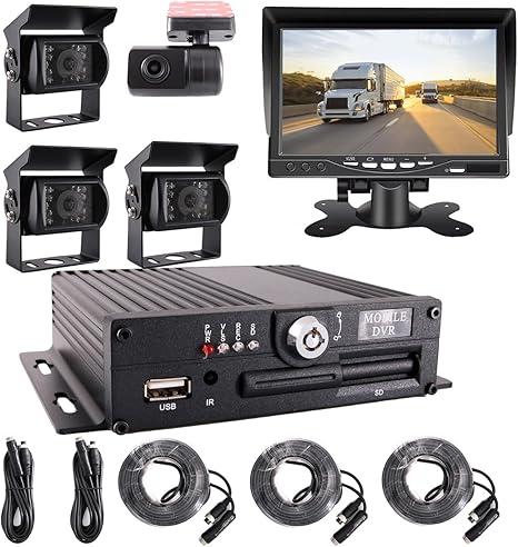 Vehicle BlackBOX DVR Four channel recording