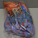 Spooktacular Creations Halloween Killer Costume for Child, Kids Play Blue Costume Jumpsuit and Wig Outfit(Medium (8-10yr))