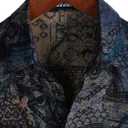 JOTOOK Mens Hawaiian Shirt Short Sleeve Button Down Summer Beach Shirts, Large