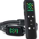 Shock Collar for Dogs with Remote for 8-120 lbs Medium Large Dogs, 4500FT Rechargeable IPX67 Waterproof e Collars with Light (0-3)