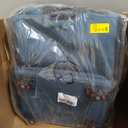 MGB Foldable Pet Carrier with Wheels, Denim Blue (Not for Airline)