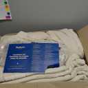 Bedsure Full Size Comforter Set Beige, Boho Tufted Bed Set, Checkered Farmhouse Shabby Chic Bedding, 3 Pieces, 1 Plaid Geometric Comforter and 2 Pillow Shams