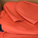  Synthetic Leather Car Seat Covers Seat Cushion Protector Waterproof - Red