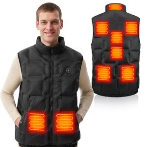 Molifen Heated Vest for Men, Electric Heating Sleeveless Jacket, Thermal Winter Rechargeable Coat, 3XL, Battery Not Included