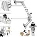 AULINK (OEM Part) LR090630 Coolant Water Pipe System Kit (Only Fit 3.0L) For 2010-2021 Land Rover LR4 Discovery Range Rover Sport Velar, For Jaguar XF XJ XE F-Type F-Pace LR092992 AJ813917 AJ813865