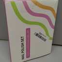 12Pcs Brown Nail Polish Set with Base and Top Coat Chocolate Brown Moche Fingernail Polish Quick Dry Regular Finger Nail Polish Pack for Women Gift Holiday 5ML,Mocha Nail Polish