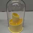 Covered Rotating Makeup Brush holder Organizer with Lid Makeup Brushes Organizer for Vanity Desktop Bathroom Countertop (01)