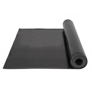 118"x40" Solid Rubber Sheet Heavy Duty Neoprene Rubber Roll Mats 1/8" Thick Sealing Silicone Flooring Insulated Waterproof Heatproof Oil Resistant for DIY Gasket Garage Workshop Floor Mat
