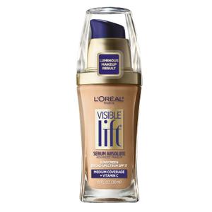 L'Oreal Paris Visible Lift Serum Absolute Foundation, Creamy Natural, 1 Ounce
