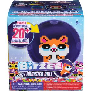 BITZEE Hamster Ball Interactive Toy & Digital Pet, Ages 5+ | Collect 20 Virtual Friends, Rolls & Reacts to Touch, Play 5 Mini Games, Screen-Free Responsive Play, Birthday Gift for Kids