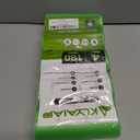 4 Gallon Biodegradable Bag, 180 Unscented Bathroom & Kitchen Garbage Bags - Tear & Leak Resistant, Green