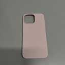 for iPhone 16 Pro Max Phone Case Liquid Silicone, Thin Slim Soft Rubber Gel TPU Plain Protective Simple Cover for Women Girl Cute, Matte Solid Color Aesthetic, Pink