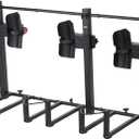 JOYTUTUS 3-Bike Truck Bed Bike Rack, Anti-Wobble Bike Holder for Pickup Truck Bed, Heavy-Duty Bed-Mounted Bicycle Rack Carrier for Full Size Pickup, No Wheel Removal
