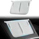 Center Center Wireless Charger Silicone Cover Designed for Tesla Model 3 2021-2023/Model Y 2021-2024,Anti-Slip Silicone Mat for Model 3/Y Center Console White