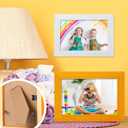 Namalu 4 x 6 Picture Frames Set of 6, Colorful Rustic Retro Photo Frame Bulk with Hd Acrylic Wood Photo Frames, Wall Mount and Tabletop Display Family Friends Wedding Gift