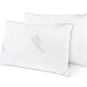 Zen Bamboo Gel Extra Soft Pillow with Viscose Made From Bamboo Cover, King, Set of 2