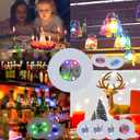 LED Coaster, 25 Pack LED Cup Holder Lights, Liquor Bottle Light Stickers Coasters, Flash Light Up Bar Coaster for Club, Bar, Party, Wedding Decor