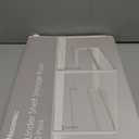 Nxconsu 2Pack Under Shelf Storage Basket Organizer Hanging Holder for Kitchen Cabinet Pantry Cupboard Closet Desk Bookshelf Organization Space Saver Heavy Duty Slide-in Adjustable Mounting Clamp White (9.84D * 13.38W * 7.08H)