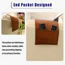 Velvet Recliner Head Pillow with Non-Slip Base - Adjustable Neck Support for Pain Relief in Home, Office and Travel (Pumpkin)