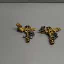 Hourleey 1/2 Inch Brass Impact Sprinkler, Heavy Duty Water Sprinkler Head, Adjustable 0-360 Degree Coverage Pattern, Watering Sprinkler with Nozzles for Large Patio Garden Irrigation (1 Pack)