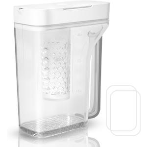 Upgraded DA97-17395A Refrigerator Water Pitcher Compatible with Samsung, No Leak Fridge Water Pitcher for Fridge Door Replacement, for Samsung RF23M8570SR, RF23M8590SG, RF23M8090SR