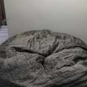 3 Feet Bean Bag Chair - BeanBag Chairs for Adults, Living Room Furniture Sofa with Soft Micro Fiber Cover, Round Fluffy Couch for Bedroom College Dorm - Grey 