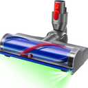 Cleaner Replacement with LED Lights for Dyson V7 V8 V10 V11 V15 Direct Drive Head Quick-Release Head Cleaner Brushes Replacement SV10 SV11 SV12 SV14 Parts for Hardwood Floor Carpets