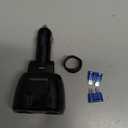 [2025 Upgraded] Cigarette Lighter Splitter, SUPERONE 180W 2-Socket Cigarette Lighter Adapter with Dual QC3.0 and 20W PD USB C Car Charger Splitter for GPS/Dash Cam/Laptop/iPad/iPhone 17/16/15/14/13/12