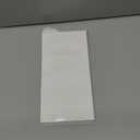 CML Matte White Decorator Screwless Wall Plate, 2-Gang Outlet Covers, 4 Pack Decorative Light Switch Plates, Scratch and Impact Resistant, Polycarbonate, Standard Size 4.68 X 4.72