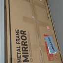 Keonjinn 20 x 30 Inch Black Bathroom Mirrors for Over Sink, Beveled Rectangle Framed Mirrors for Wall, Black Bathroom Vanity Mirror, Tempered Glass, Farmhouse Style, Hangs Horizontally or Vertically