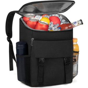 Backpack Cooler, 30 Cans Insulated Lunch Backpack for Men & Women, Portable Leak Proof Cooler Bag for Work Office Picnic Beach Hiking Camping Travel