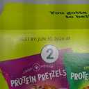 Crisp Power Protein Pretzels, Variety Pack With Sea Salt, Sesame, & Everything, Vegan Keto Snack, Plant Based Protein, Low Carb Crunchy Pretzel Snacks, Sugar Free, No Seed Oils, 1.75 Oz Bags, 6 Pack (BBD: 06/30/26)