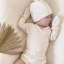 PurComfy SuperSoft Baby Mittens, Bamboo Viscose Infant Newborn Mittens for Girls Boys No Scratch Gloves 6 Pack (Rainbow Gem Blues)