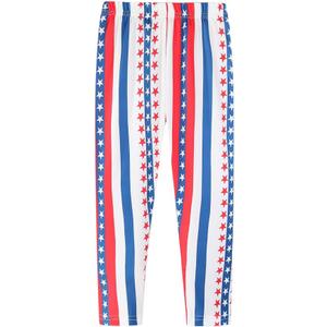 Mud Kingdom Little Big Girls Leggings Cute Printing Polyester Stretchy Fashion Spring Summer, Size: 14