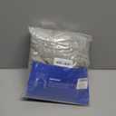 MIULEE Non-See-Through Privacy Linen Curtains 2 Panels, Light Filtering Window Curtains Farnhouse Textured Back Tab Semi Sheer Drapes for Bedroom Living Room, 52 x 45 Inches Long, Natural White