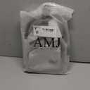 AMJ Crossbody Sling Bag Men Women, Casual Shoulder Backpack, Chest Daypack Satchel for Hiking Travel (Small, White Gray)