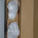 Handheld Showerhead & Rain Shower Combo for Easy Reach, 27.5" Drill-free Stainless Steel Slide Bar, 5of 5-setting Handheld Shower and Showerhead, with 5ft Hose - Polished Chrome