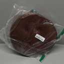 Big Hippo Bar Stool Cushions, Memory Foam Round Bar Stool Covers Nonslip Backing Seat Cover with Elastic Band 12inch Chair Pad Cushion(Brown - 1pc)