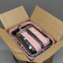 2 Pack 2.7 Gal Bathroom Trash Can with Lid, Automatic Trash Can Small Smart Garbage Can Touchless, Slim Motion Sensor Waterproof Plastic Trash Bins for Bedroom Office Kitchen Toilet Pink