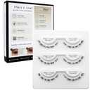 Pro Lash ProWear Professionally Styled Lash Clusters - Easiest to Apply Eyelash Cluster - 10 Day Eyelashes - Waterproof Lashes Clusters - 3 Sets - Classic Luxe Wispy Shorties No. 34 - Black