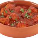 Restaurantware-Terra Tek 15.2 Ounce Terracotta Cazuelas, 2 Brown Glazed Clay Pots For Cooking - Oven-Ready, Microwavable, Terracotta Serving Pots, Dishwashable, For Cooking And Serving